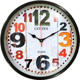 تصویر ساعت دیواری سیتیزن ( عمده ) پاریس سایز 42 