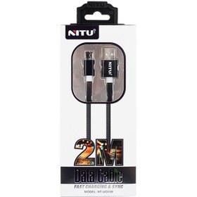 تصویر کابل USB به micro-usb نیتو NITU UC39 طول 2متر 2.4 آمپر 