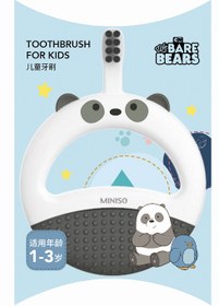 تصویر دندان گیر و مسواک مینیسو، مدل We Bare Bears Collection 5.0 Training Toothbrush (panda Bear)، طرح ما خرسها (پاندا خرسه) 