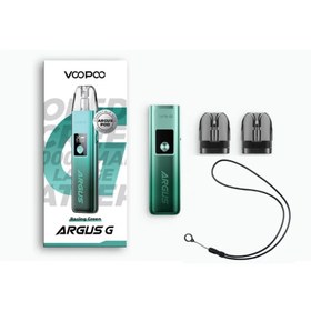 تصویر پادماد آرگاس جی کمپانی ووپو | VOOPOO ARGUS G 25W POD SYSTEM سازگار با کارتریج های آرگوس POD، VOOPOO Argus G می تواند از یک کارتریج غلاف ۰.۷ یا ۱.۲ اهم برای ارائه طعم و بخار استثنایی در هنگام استفاده همراه با سوئیچ کنترل جریان هوا استفاده کند. علاوه بر این، Argus G دارای وات قابل تنظیم است و با یک صفحه نمایش