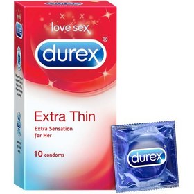 تصویر کاندوم دیورکس مدل extra thin تاریخ انقضا ۲۰۲۴/۱۱ durex Extra thin