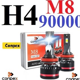 تصویر هدلایت m8 conpex H4 ام۸ کانپکس 90000 مدل 2024 M8 h4 سال تولید 2024 new