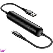 تصویر کابل تبدیل USB به لایتنینگ و پاوربانک بیسوس مدل ENERGY به طول 1.2 متر 