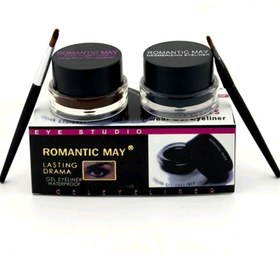 تصویر خط چشم دو قلو کاسه ای 