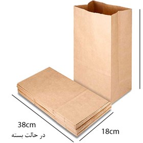 تصویر پاکت یکبارمصرف مدل P-38-18 بسته 10عددی 