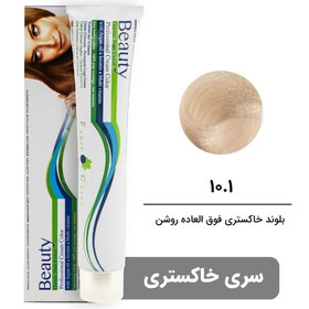 تصویر رنگ موی بیوتی سری طبیعی قوی شماره 10.1 بلوند خاکستری فوق العاده روشن BEAUTY GARNIC PROFESSIONAL CREAM HAIR DYE ASH SERIES NUMBER 10 1 EXTRA LIGHT ASH BLOND 100ML 