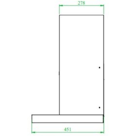 تصویر هود کن مدل ۱۴۳۰ سایز ۹۰ Can Kitchen Hood 1430