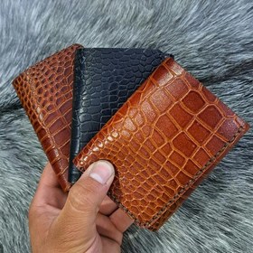 تصویر کیف پول چرم طبیعی کیف پول چرم دستدوز 