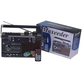 تصویر رادیو اسپیکر بلوتوثی رم و فلش خور Maxeeder AM03 کاست خور + ریموت کنترل ا Maxeeder AM03 FM/AM/SW RADIO/DIGITAL AUDIO PLAYER Maxeeder AM03 FM/AM/SW RADIO/DIGITAL AUDIO PLAYER