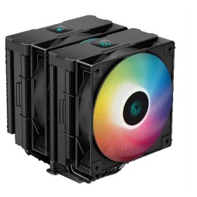 تصویر خنک کننده پردازنده بادی دیپ کول مدل FAN CPU DEEPCOOL AIRCOOLER AG620 DIGITAL BK ARGB 