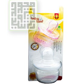 تصویر پستانک تمام سلیکون فندقی بلیستر بی بی لند All silicone pacifier with Blister Blister Hazelnut