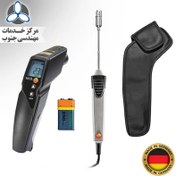 تصویر کیت ترمومتر مادون قرمز تستو 830 تی2 و پراب تماسی | testo 830-T2 kit 