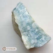 تصویر سنگ راف آراگونیت رنگین کمانی کلکسیونی طبیعی 373 گرم 