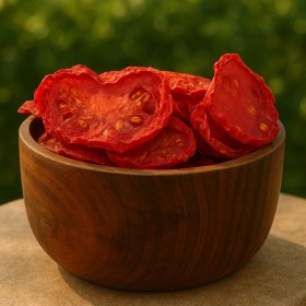 تصویر اسلایس گوجه خشک 