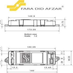 تصویر راه انداز (مدار فرمان) هود مدل MD-700 