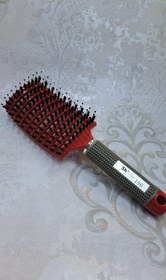 تصویر برس تخت قوس دار فلکسی اکستنشن کد ۱۹۶ شی رز - مشکی 