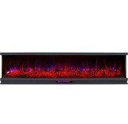 تصویر شومینه برقی LCD طول 200 سانتی متر 200 cm long LCD electric fireplace