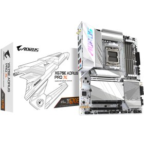 تصویر مادربرد گیگابایت مدل GIGABYTE AORUS X670E PRO X Motherboard GIGABYTE AORUS X670E PRO X