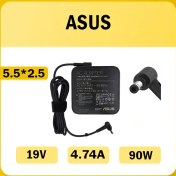 تصویر شارژر لپ تاپ ایسوس Asus 19v 4.74A مربعی 