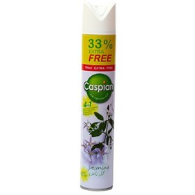 تصویر اسپری خوشبو کننده هوا 4 در 1 با رایحه یاس 400میل کاسپین Caspian Jasmine 4 In 1 Air Freshener Spray 400ml