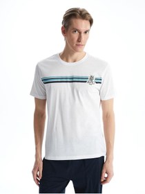 تصویر پیجامای مردانه با شورت استاندارد - ال‌سی وایکیکی - LC Waikiki -- 952874966- اورجینال 