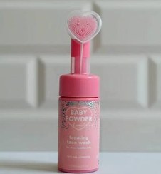 تصویر فیس واش براش دار قلبی 