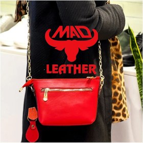 تصویر کیف زنانه دوشی چرم ماد مدل بند زنجیری MAD Leather 