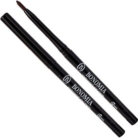 تصویر خط چشم و خط لب تاتو موقت اتوماتیک رنگ قهوه ای بونومیا Bonomia Eyeliner And Lip Liner