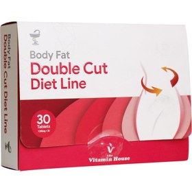 تصویر قرص بادی فت دابل کات دایت لاین ا Vitamin House Body Fat Double Cut Diet Line 30 Tablets Vitamin House Body Fat Double Cut Diet Line 30 Tablets