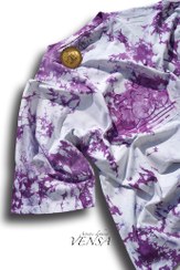 تصویر تیشرت تای دای با پنل گلدوزی tiedye shirt