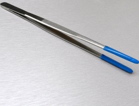 تصویر پنس آبکاری 20 سانتی متر Tweezer Plastic Tips 8