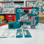 تصویر دریل شارژی توتال مدل TIDLI16682 ظرفیت ۱۶ ولت چکشی براشلس 