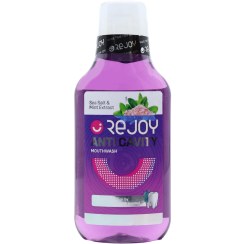 تصویر دهان شویه ریجوی ضد پوسیدگی حاوی نمک دریا و نعناع حجم ۳۷۵ میلی لیتر 