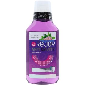 تصویر دهان شویه ریجوی ضد پوسیدگی حاوی نمک دریا و نعناع حجم ۳۷۵ میلی لیتر 