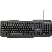 تصویر کیبورد تسکو مدل TK8019 با سیم 