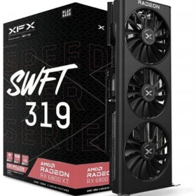 تصویر کارت گرافیک ایکس اف ایکس مدل XFX RX6800XT Swft 319 16Gb (استوک) 