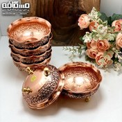 تصویر پیاله مسی جدید(مدل گلبرگ) 