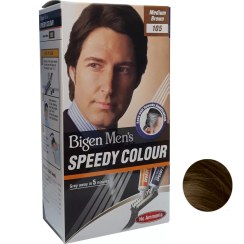 تصویر کیت رنگ مو بیگن سری Speedy Colour شماره 105 حجم 40 میلی لیتر رنگ قهواه ای متوسط 