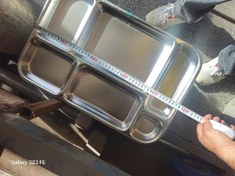 تصویر ظرف سلف سرویس ۶خانه استیل 