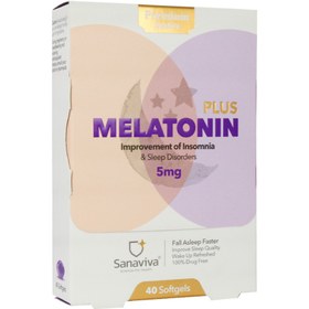 تصویر ملاتونین پلاس 5 میلی گرم ساناویوا ا Melatonin Plus 5 mg Sanaviva Melatonin Plus 5 mg Sanaviva