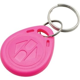 تصویر تگ جاسوئیچی RFID 125KHz - صورتی 