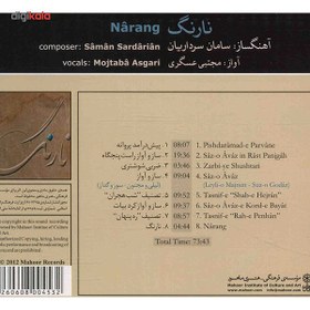 تصویر آلبوم موسیقی نارنگ - سامان سرداریان، مجتبی عسگری 