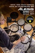 تصویر درام کیت مجموعه طبل الکترونیکی NITRO MAX 8 از جمله صداهای بلوتوث و BFD ALESIS 