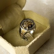 تصویر انگشتر استیل مردانه مدل ۳۳ 