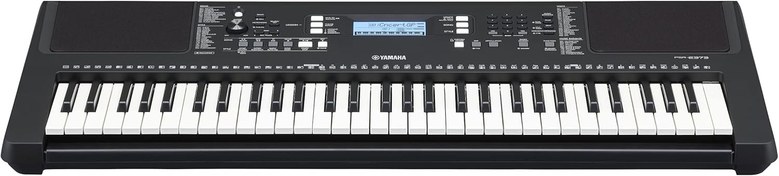 تصویر صفحه کلید دیجیتال YAMAHA PSR-E373 RML - صفحه کلید مبتدی با 61 کلید حساس به لمس، کوپن 2 درس آنلاین از مدرسه موسیقی یاماها، به رنگ مشکی - ارسال 20 روز کاری YAMAHA PSR-E373 RML Digital Keyboard - Beginner Keyboard with 61 Touch-Sensitive Keys, Voucher for 2 Online lessons from YAMAHA Music School, in Black