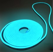 تصویر ریسه نئون فلکسی پارس شعاع توس مدل ۸ وات رنگ آبی فیروزه‌ای 