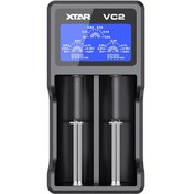 تصویر شارژر و تستر باتری لیتیوم-یون اکستار Xtar VC2 ا XTAR VC2 Li-Ion battery charger XTAR VC2 Li-Ion battery charger