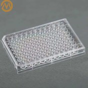 تصویر پلیت کشت 96 خانه ته صاف غیرچسبنده تاریخ گذشته 