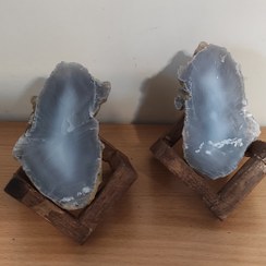 تصویر سنگ عقیق قرینه a6 agate a6