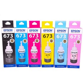 تصویر جوهر EPSON ORGINAL 673/L805 MAGENTA COLOR 70ML 